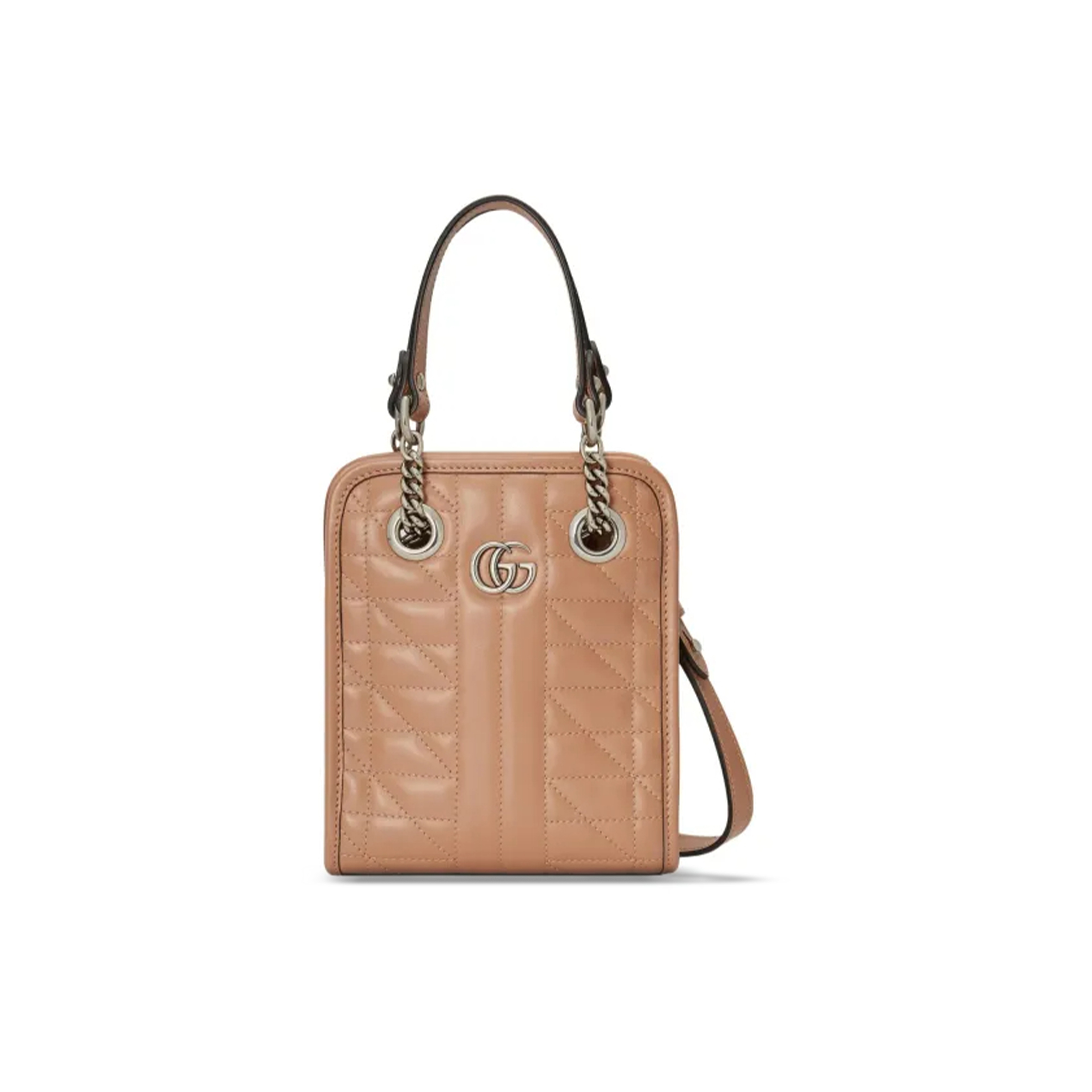 GUCCI GG MARMONT MATELASSÉ MINI BAG 696123 (19*16*7cm）